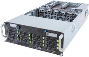 Gigabyte G493-SB1 rev. AAP1 4U HPC/AI Server Barebone - Intel Gen4/Gen5 Xeon Scalable, Dual CPU, 10x Gen5 GPUs