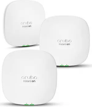 Aruba R9B27A Instant On AP25 .11ax 4x4 Wi-Fi Access Point | US Model | Power Source not Included (Pack of 3)