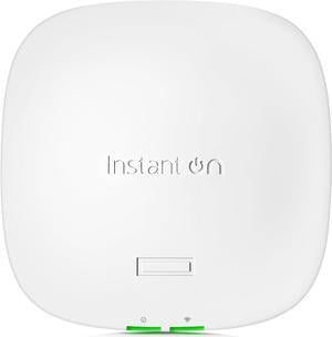 HPE Instant On S1T08A Instant On AP21 2x2 WiFi 6 Wireless Access Point | Single-Room, Secure, Smart Mesh Support | US Model | Power Source Not Included