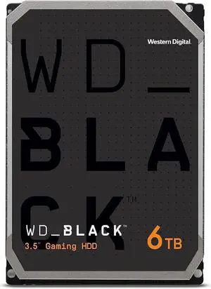 WD_Black 6TB Gaming Performance Internal Hard Drive HDD - 7200 RPM, 128 MB Cache, SATA Gb/s, 3.5" - WD6004FZWX