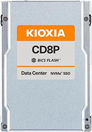 Kioxia KCD8XPUG15T3 CD8P-R Data Center & Read Intensive SSD 15.36TB 2.5" U.2/U.3 15mm PCIe 5 x 4 NVMe 3D TLC 1DWPD