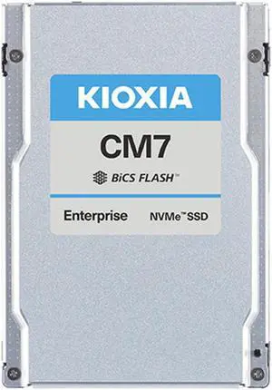 Kioxia KCM7XRJE3T84 CM7-R Enterprise & Read Intensive SSD 3.84TB EDSFF E3.S 7.5 mm PCIe 5 x 4 NVMe 3D TLC 1DWPD