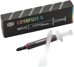 Cooler Master MGY-ADSR-N03G-R1 CryoFuze 5 Thermal Paste, Nanoparticles, CPU/GPU Temp -50°C to 240°C CPU, GPU Coolers (Red)
