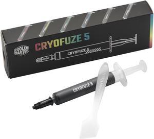 Cooler Master MGY-ADSK-N03G-R1 CryoFuze 5 Thermal Paste, Nanoparticles, CPU/GPU Temp-50°C to 240°C for CPU, GPU Coolers (Black)