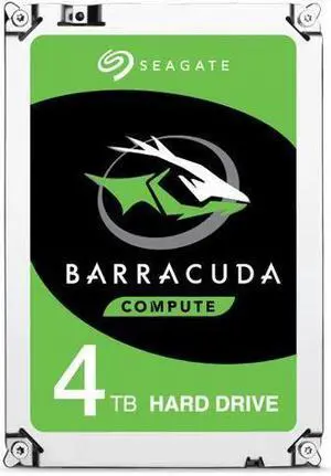 Seagate BarraCuda ST4000DM005 4TB 64MB Cache SATA 6.0Gb/s 3.5" Hard Drive Bare Drive