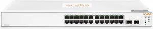 HPE JL812A#AC3 Instant On 1830 24-Port Gb Smart Switch - 24x 1G | 2X SFP | Fanless |International Cord