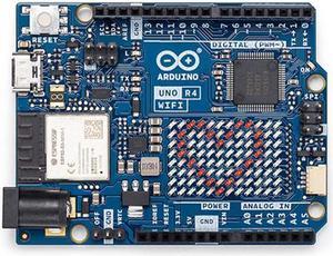 Arduino UNO R4 WiFi [ABX00087] - Renesas RA4M1 / ESP32-S3 - Wi-Fi, Bluetooth, USB-C, CAN, DAC, OP AMP, Qwiic Connector, 12x8 LED Matrix