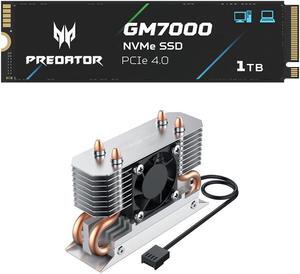 Acer Predator GM7000 1TB NVMe Gen4 Gaming SSD w/ Titanium Micro Nitro Pro M.2 NVMe Heatsink