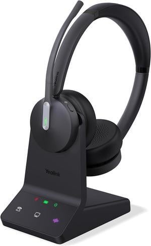 Yealink WH64 Binaural On-Ear Wireless Headset WH64 DUAL UC
