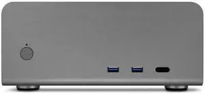 Streacom FC8 ALPHA Fanless Chassis Titanium, Extruded Aluminum, with Optical slot ST-FC8T ALPHA OPT