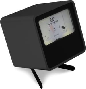Streacom ST-VU1BDIAL VU1 Dynamic Analogue Dials - Single Dial Black