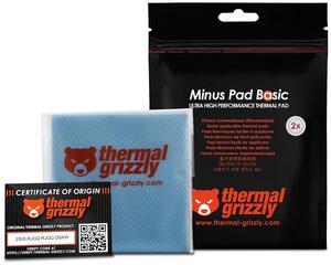 Thermal Grizzly TG-MP-B-100-100-15-2 Minus Pad Basic 2-Pack Thermal Interface Pad,100x100x1.5mm for SSDs,GPUs&Electronics