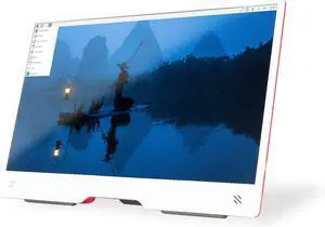 Raspberry Pi SC0940 Monitor 15.6 Full HD Desktop Display, Versatile and Compact (Red/White)