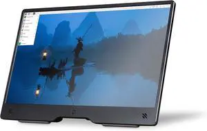 Raspberry Pi SC1228 Monitor 15.6 Full HD Desktop Display, Versatile and Compact (BlacK)