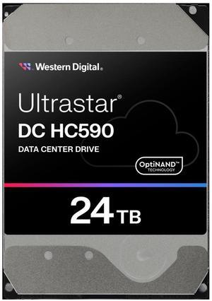 WD WUH722624ALE6L4 0F65684 Ultrastar DC HC590 CMR HDD 3.5" 24TB SATA SE 7200RPM Internal Hard Drive