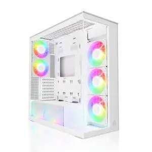 Arctic ACPCC00014A Xtender PC Case-Mid Tower-Tempered Glass Panel-Included A-RGB Fans (White)
