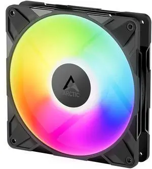 Arctic ACFAN00315A P14 Pro A-RGB140 mm PWM Fan w/ Y-Cable Splitter, 400-2500 RPM Fluid Dynamic Bearing,4-Pin - Black