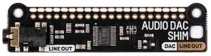 Pimoroni PIM542 Audio DAC SHIM (Line-Out) slimline way to hook up a hi-fi amp or powered speakers to your Raspberry Pi