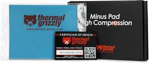 Thermal Grizzly TG-MP-HC-120-100-50-2 Minus Pad 120x100x5.0mm 2-Pack Thermal Pad,High Conductivity for SSDs,GPUs