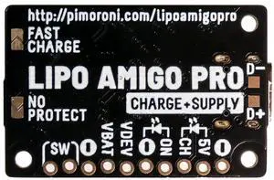 Pimoroni PIM612 LiPo Amigo (LiPo/LiIon Battery Charger)  LiPo Amigo Pro, convenient USB-C