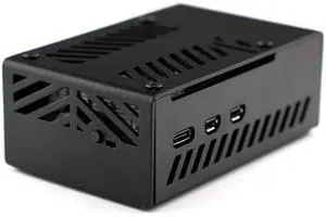 Pimoroni PIM771 NVMe Base Case for Raspberry Pi 5 folded aluminium Pimoroni PIM771 NVMe Base Case for Raspberry Pi 5 folded aluminium
