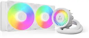 Arctic ACFRE00187A Liquid Freezer III Pro 280 A-RGB AIO CPU Cooler Water Cooling AMD AM5/AM4, Intel LGA1851/1770 - White
