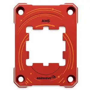 AAAwave AM5 CPU Contact Sealing Frame, Anti-Bending Contact Frame & Fixing Frame, CPU Guard Protects AM5 Socket Components (Red) AAAwave AM5 CPU Contact Sealing Frame, Anti-Bending Contact Frame & Fixing Frame, CPU Guard Protects AM5 Socket Components (Red)