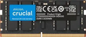 Crucial CT16G64C52CS5 16GB DDR5-6400 CSODIMM Faster Next-Gen support for Ai, Laptop Memory Crucial CT16G64C52CS5 16GB DDR5-6400 CSODIMM Faster Next-Gen support for Ai, Laptop Memory