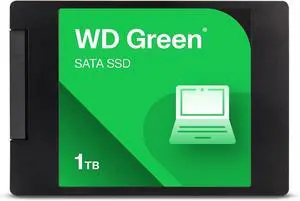 Western Digital WDS100T5G0A Green SATA 1TB, Up to 545MB/s, 2.5 Inch/7 mm, 3Y Warranty, Internal Solid State Drive Western Digital WDS100T5G0A Green SATA 1TB, Up to 545MB/s, 2.5 Inch/7 mm, 3Y Warranty, Internal Solid State Drive