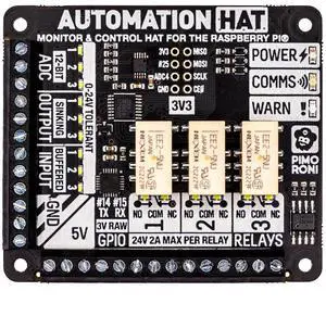 Pimoroni PIM213 Automation Hat for 40-Pin Raspberry Pi Pimoroni PIM213 Automation Hat for 40-Pin Raspberry Pi