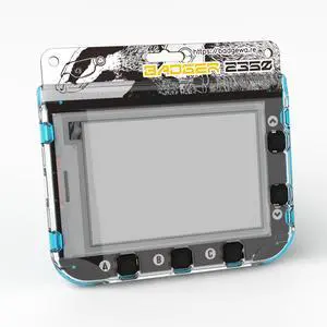 Pimoroni WARE001 Badgeware Badger with four-level greyscale 2.7" E-Paper display, powered by Raspberry Pi RP2350 Pimoroni WARE001 Badgeware Badger with four-level greyscale 2.7" E-Paper display, powered by Raspberry Pi RP2350