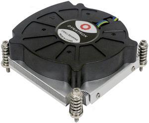 Dynatron K6 Low power CPU cooling solution. 80x80x15 mm PWM blower with Aluminum heatsink for 1U
