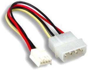 Kentek 6 Inch 6" 4 Pin Molex 5.25 Male To 4 Pin 3.5 Floppy Drive FDD Female M/F IDE DC Internal Computer PC Power Cable Adapter Cord