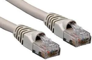 Kentek 50 Feet FT CAT6 UTP Crossover Patch Cable 24 AWG 550 MHz Category 6 Unshielded Twisted Pair Cross-over Snagless Molded Boot Ethernet RJ45 Network Cord PC Mac Hub Gray