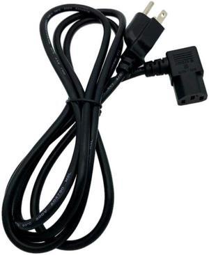 Kentek 6 Feet Right 90 Degree  AC Power Cord for Panasonic VIERA LED HDTV Plasma LCD HD TV Television