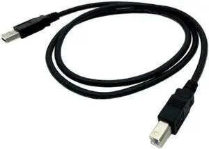 Kentek 3 Feet FT USB Cable Cord For M-AUDIO Keyboard Controller KEYSTATION MINI 32 49 61 88 Black
