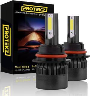 Protekz 6000K LED Headlight Kit for 2016-2016 Mitsubishi OUTLANDER H7 Low Beam Conversion 12000LM Led Light Bulbs Kits