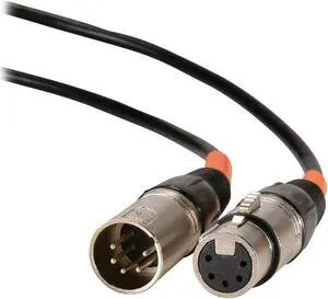 Chauvet Dmx5p5ft 5 Foot DMX Lighting 5 Pin XLR Female to Male DMX Cable