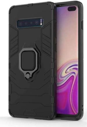 AMZER Hybrid PC+TPU Protective Case With Magnetic Ring Holder for Samsung Galaxy S10+