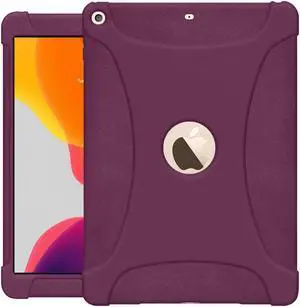 AMZER Shockproof Rugged Silicone Skin Jelly Case for Apple iPad 10.2/iPad 8th Generation 10.2 inch
