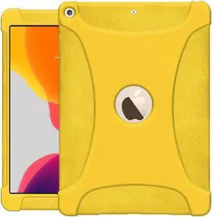 AMZER Shockproof Rugged Silicone Skin Jelly Case for Apple iPad 10.2/iPad 8th Generation 10.2 inch