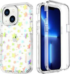 AMZER Crusta Hybrid Full Body Case with Built-in Screen Protector Case for iPhone 13