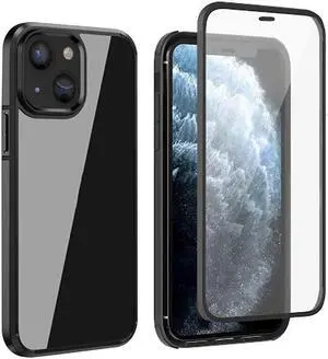 AMZER Crusta Full Body Case with Built-in Tempered Glass for iPhone 13
