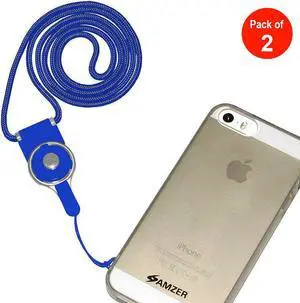 AMZER Durable Detachable Cell Phone Neck Lanyard - pack of 2