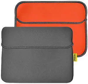Amzer  Reversible Neoprene Horizontal  Sleeve Case Cover with Pocket For Amazon Kindle Fire HDX 8.9" , Kindle Fire HD 8.9 " - Slate Grey/Burnt Orange