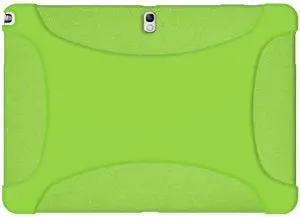 Amzer Silicone Skin Fit Jelly Case Cover For Samsung GALAXY Note 10.1 2014 Edition/ SM-P6000/ 10.1 SM-P601- Green