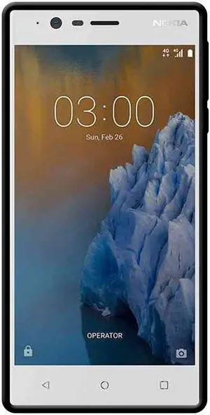Amzer Shockproof Rugged Soft Rubber TPU Slim Skin Back Case Cover For Nokia 3
