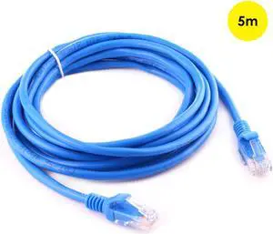 16 ft. (5m) Cat 5E Blue 350 MHz Snagless Patch Cable