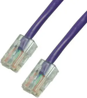 GRANDMAX CAT6 / 100FT/ PURPLE / RJ45, 550MHz, UTP Ethernet Network Patch Cable/NO BOOTS