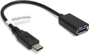 Plugable USB C to USB Adapter Cable with Driverless Technology, Enables Connection of USB Type C Laptop, Tablet, or Phone to a USB 3.0 Device (20 cm)